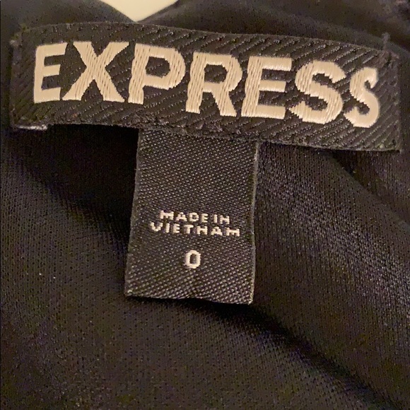 Black Express Romper Size 0 - Picture 2 of 2